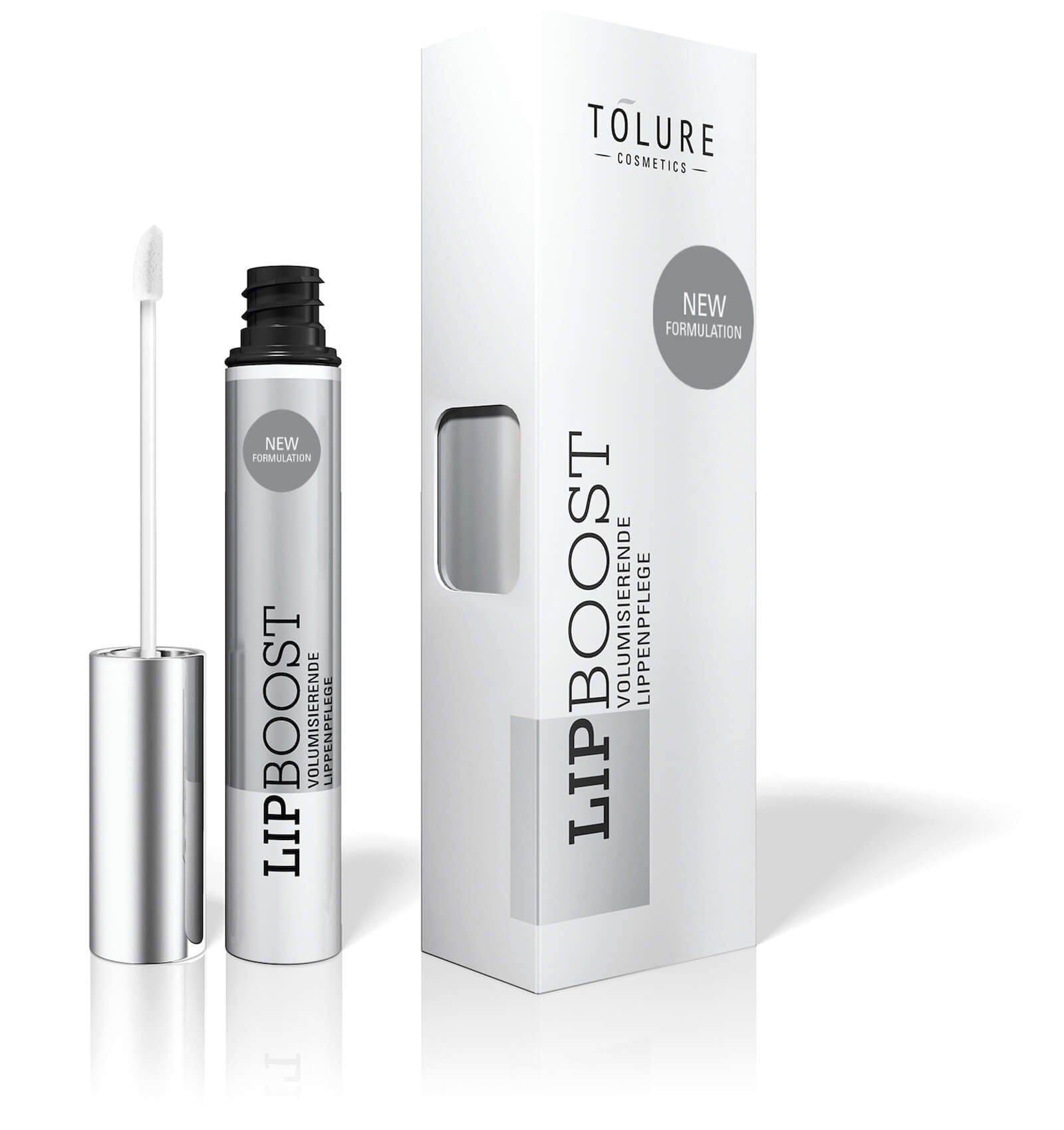 Tolure Lipgloss LIPBOOST® New Formulation, für eine rasche Zunahme des Lippenvolumens clear