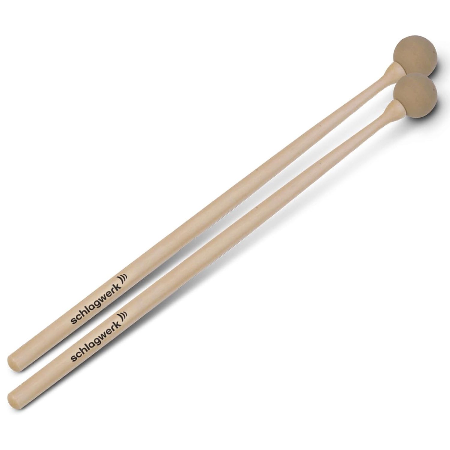 Schlagwerk Xylophon Schlägel Schlagwerk MA103 Gummikopfschlägel weich (1-St., 1 Paar Gummikopfschlägel weich), 1 Paar Gummikopfschlägel weich