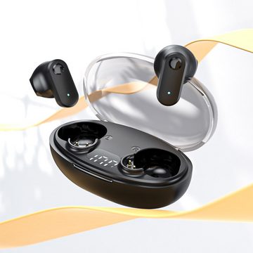 FELIXLEO Bluetooth Kopfhörer, Kabellos Bluetooth 5.3 mit HiFi Stereo In-Ear-Kopfhörer
