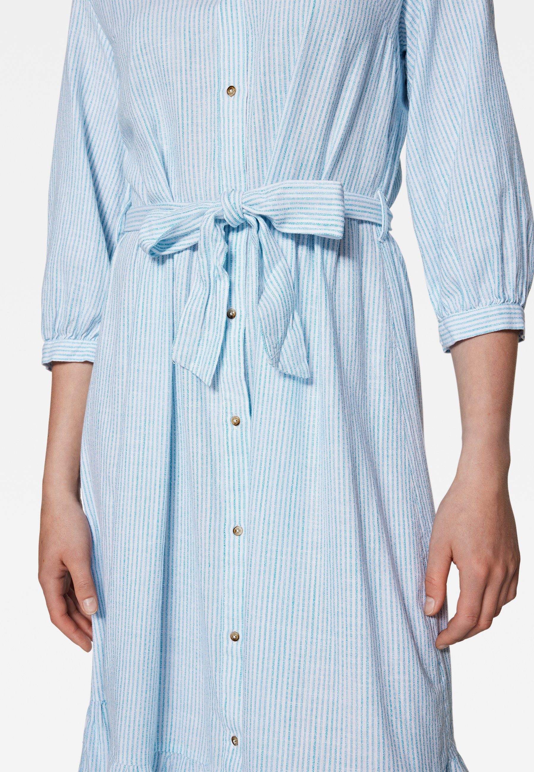 STRIPED Streifen DRESS Kleid Blusenkleid Mavi