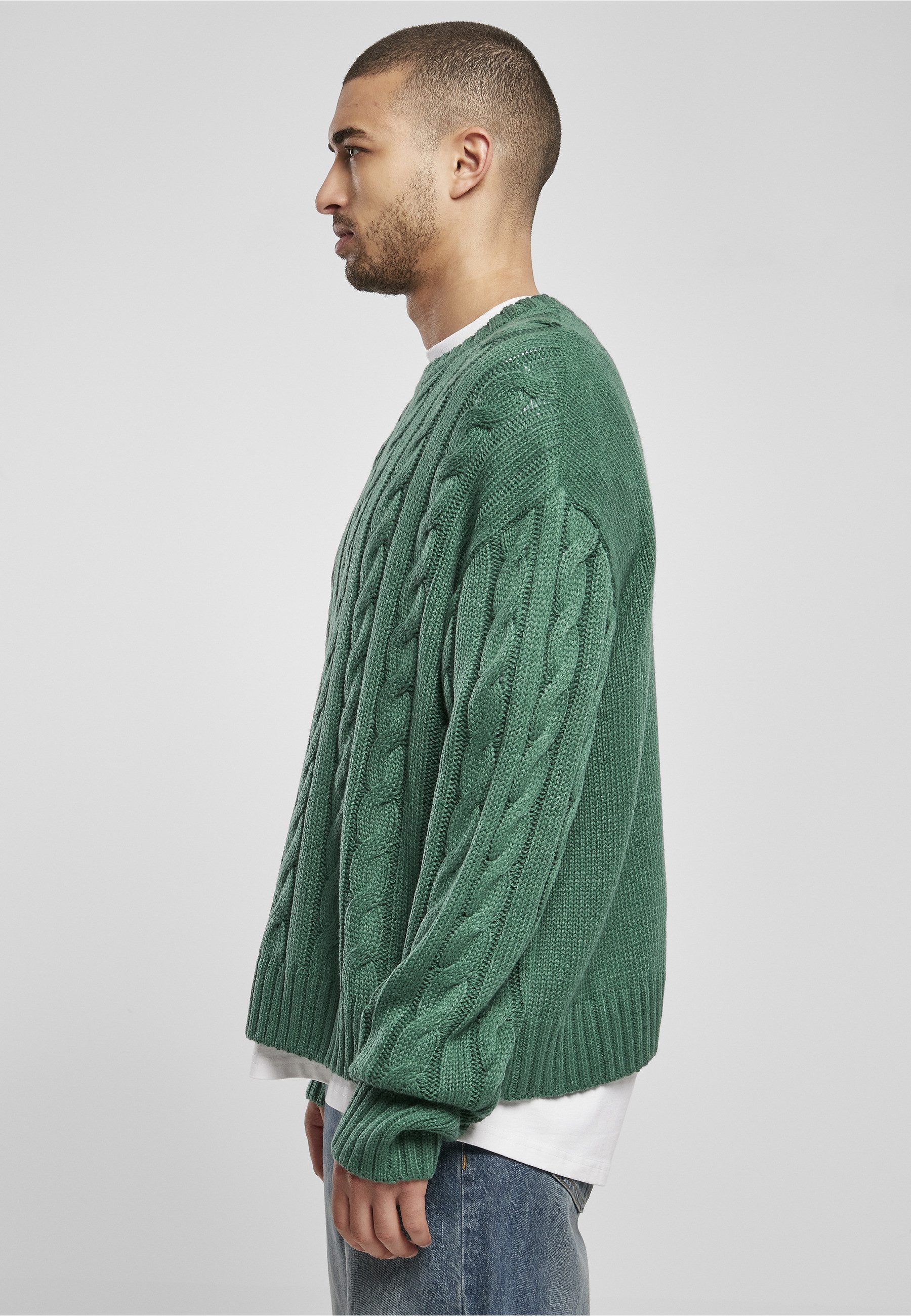 URBAN CLASSICS Sweater Urban Classics Herren Boxy Sweater (1-tlg)
