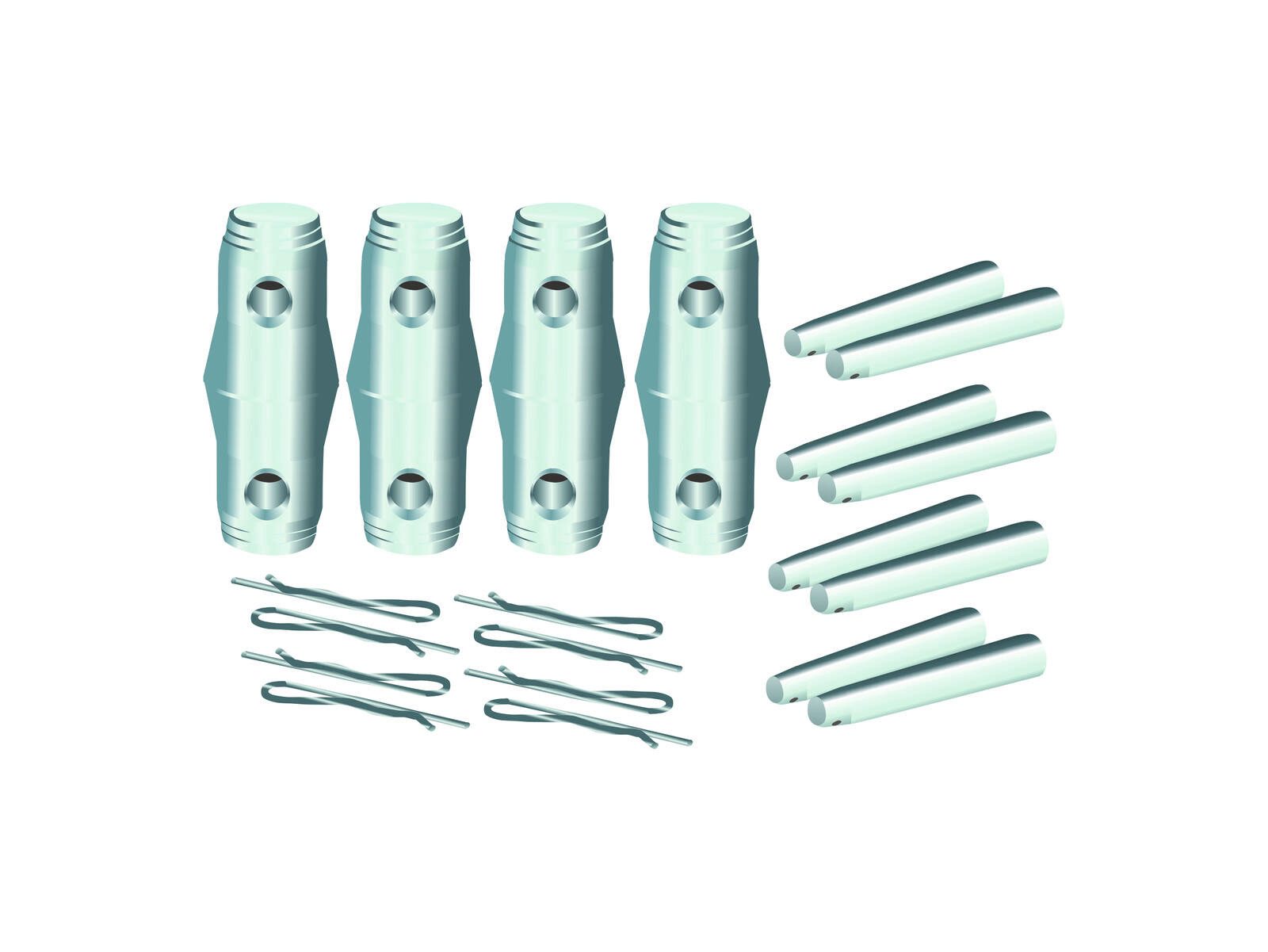 Thumbnail - Alutruss Rahmentraverse ALUTRUSS QUADLOCK QL-ET Satz Konus/Zapfen/Splint