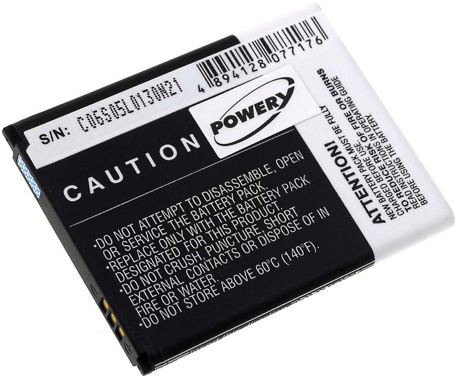 Powery Akku für Samsung SM-G350 Handy-Akku 1800 mAh (3.7 V)