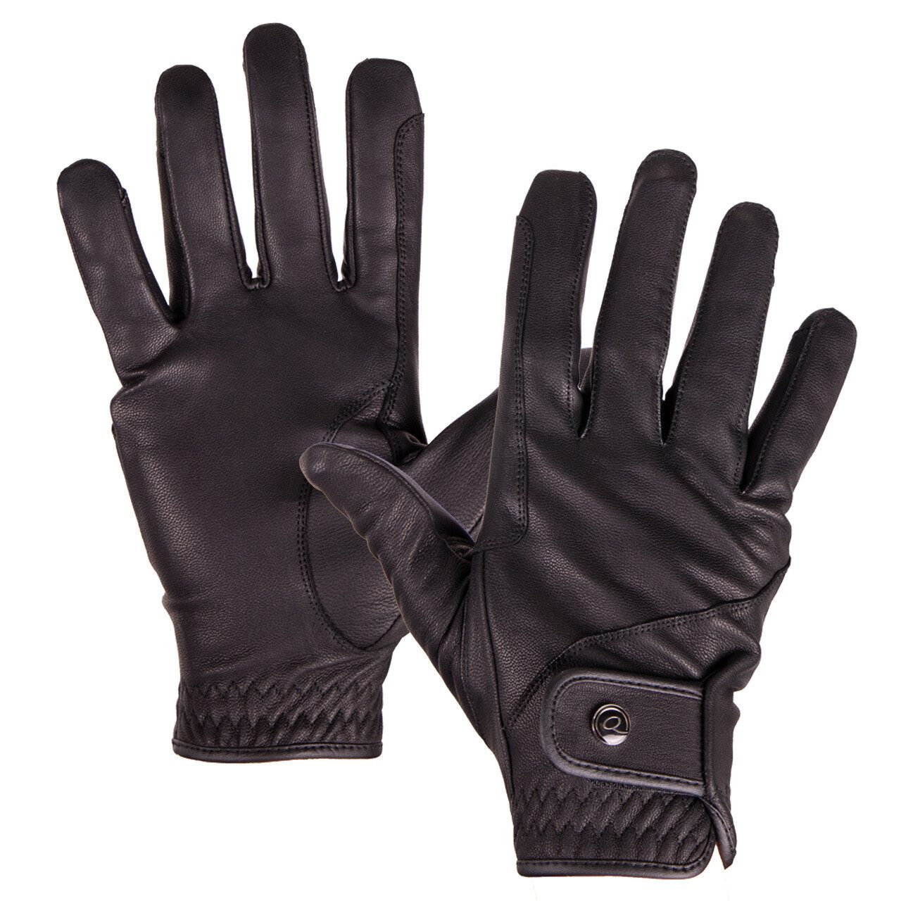 QHP Reithandschuhe Reithandschuh Leather Pro