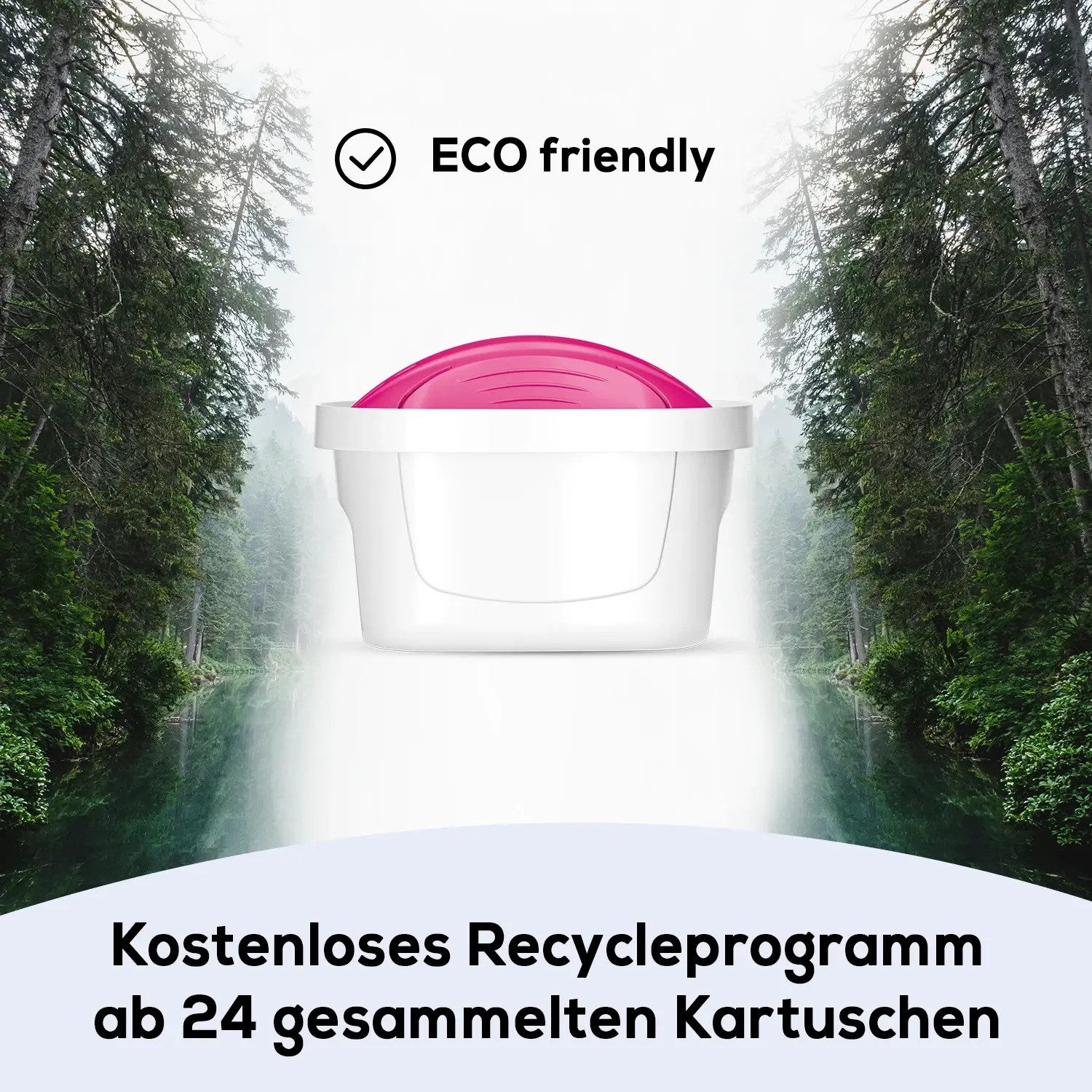 PerloPur Kalk- und Wasserfilter Unimax Magnesium Filterkartuschen AquaMag Pack 12, Zubehör für Brita Maxtra Filter Kartuschen