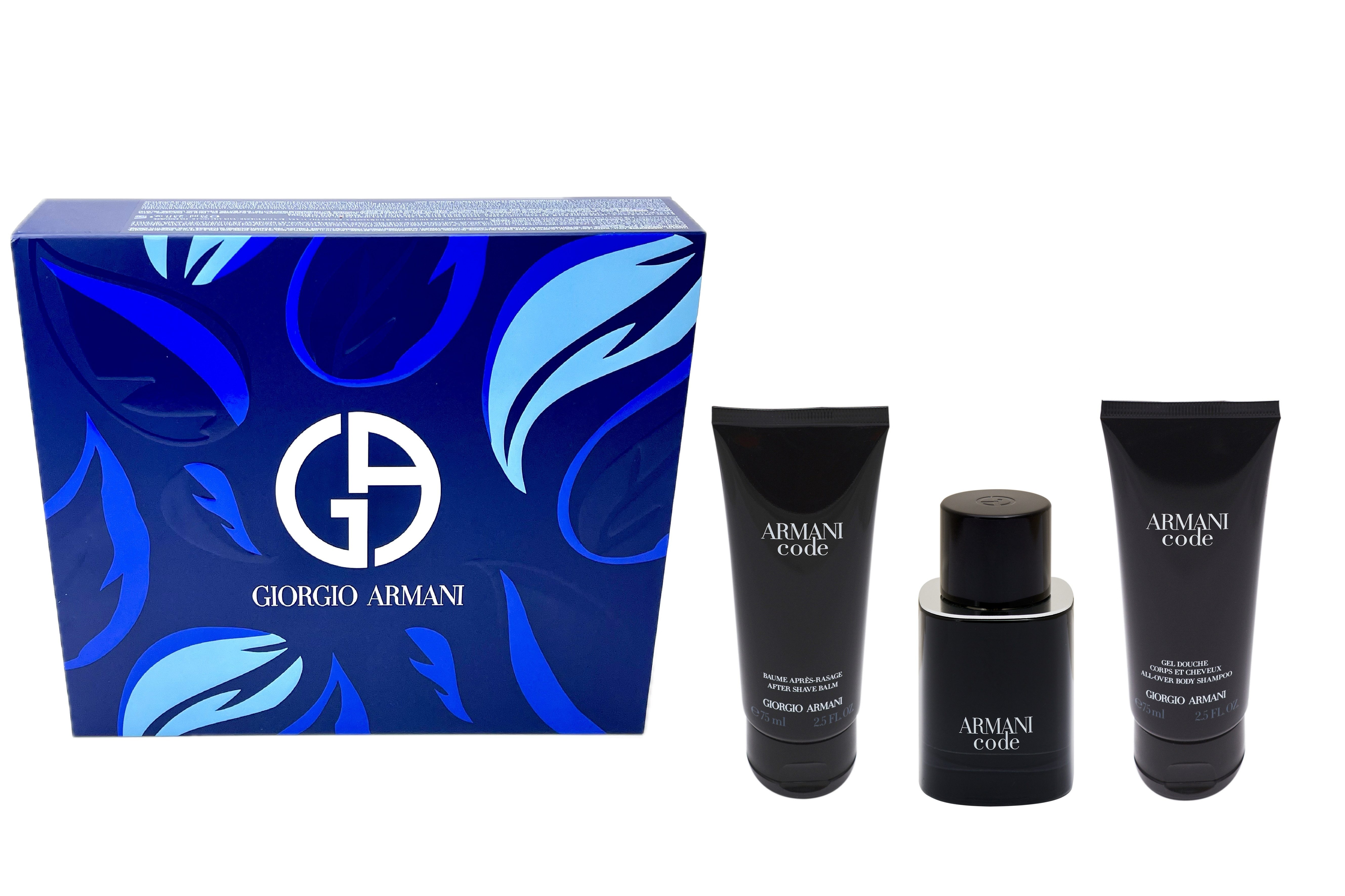 Giorgio Armani Eau de Toilette Armani Code Herren Set 3 tlg, 3-tlg., nachfüllbar