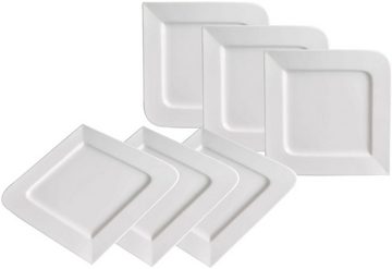 Retsch Arzberg Tafelservice Teller Set, Geschirr-Set Fantastic (12-tlg), 6 Personen, Fine China-Porzellan, 12 Teile, für 6 Personen