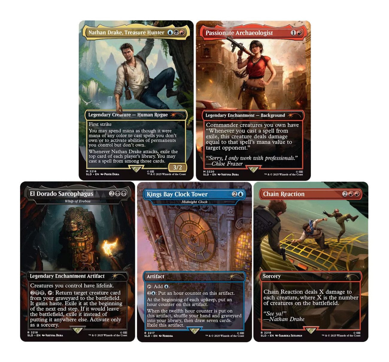 Wizards of the Coast Sammelkarte Magic the Gathering Secret Lair x PlayStation: Uncharted englisch