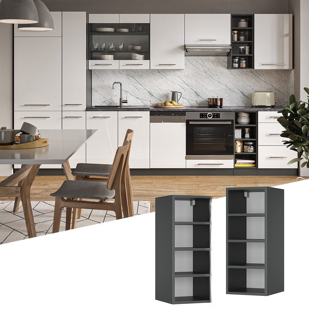 Vicco Hängeschrank Fame-Line, Anthrazit, 30 cm (1-St)