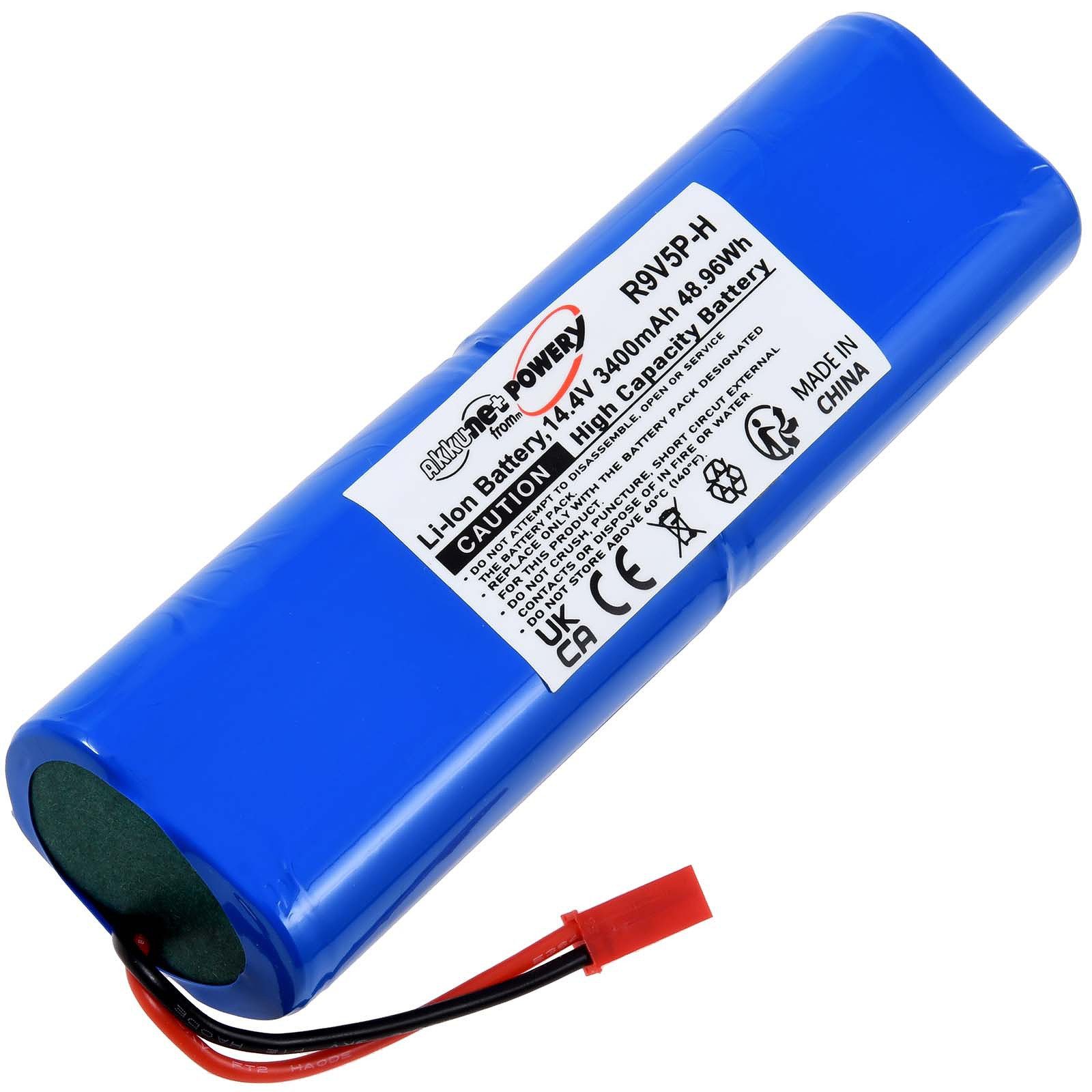 Powery Powerakku für Medion MD 18500, MD 18501 Staubsauger-Akku 3400 mAh (14.4 V)