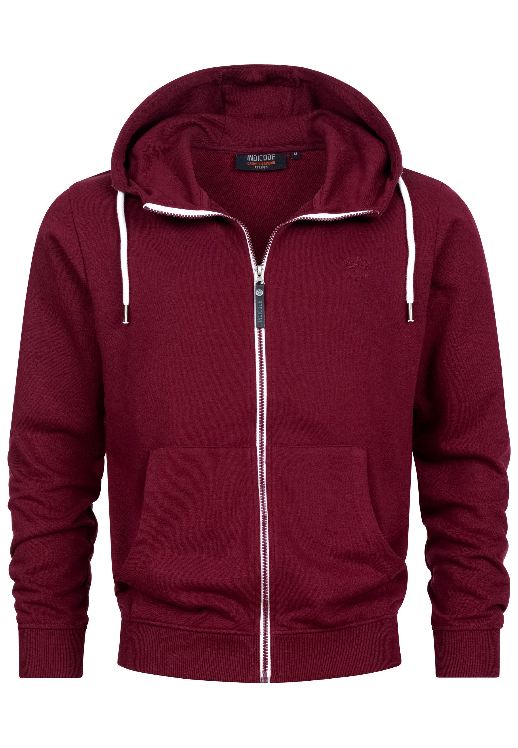 Indicode Kapuzensweatjacke Herren INChristos Hoodie Sweatjacke Herrenjacke günstig online kaufen