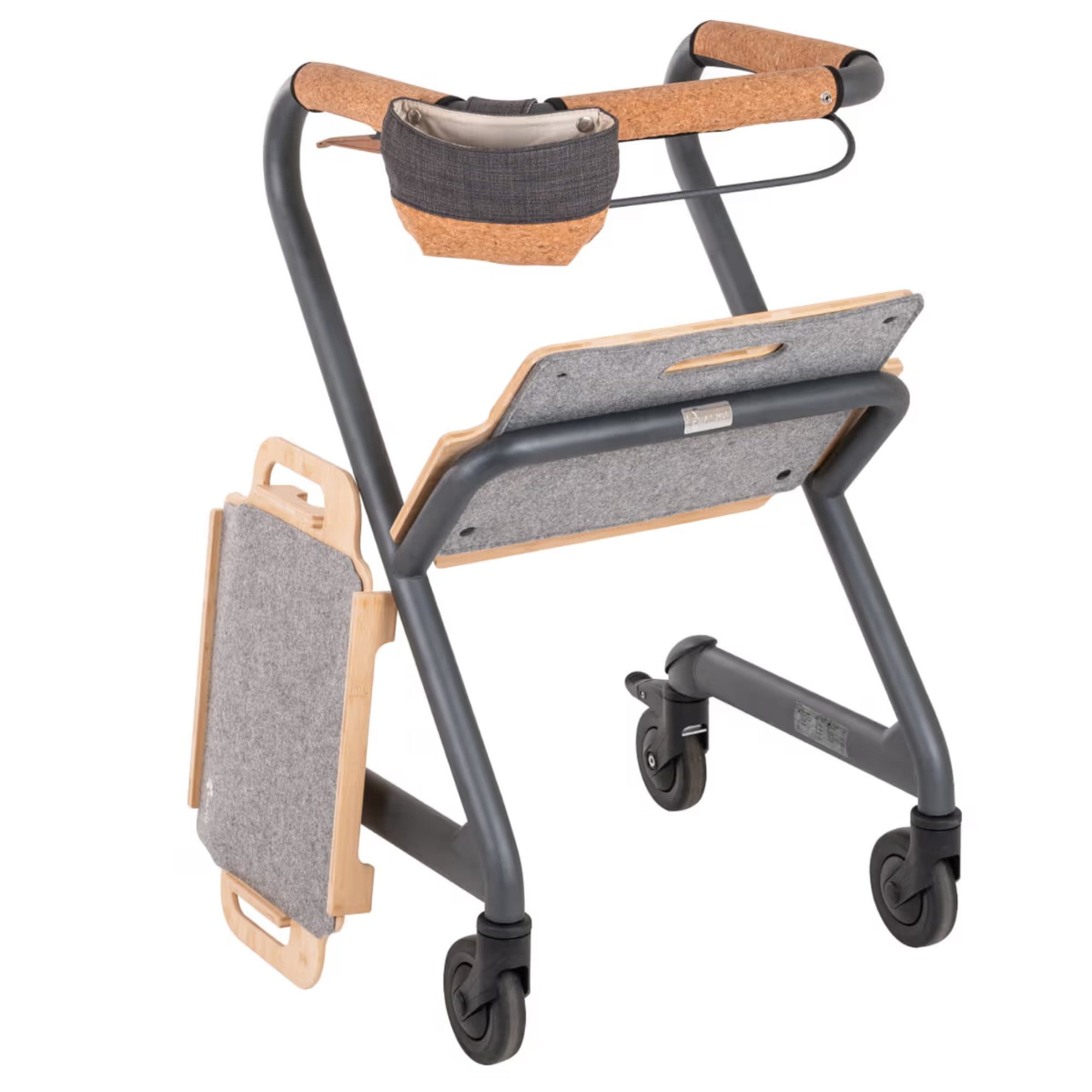 Saljol Indoor-Rollator Saljol Premium Wohnraumrollator für Innenräume mit Vollausstattung
