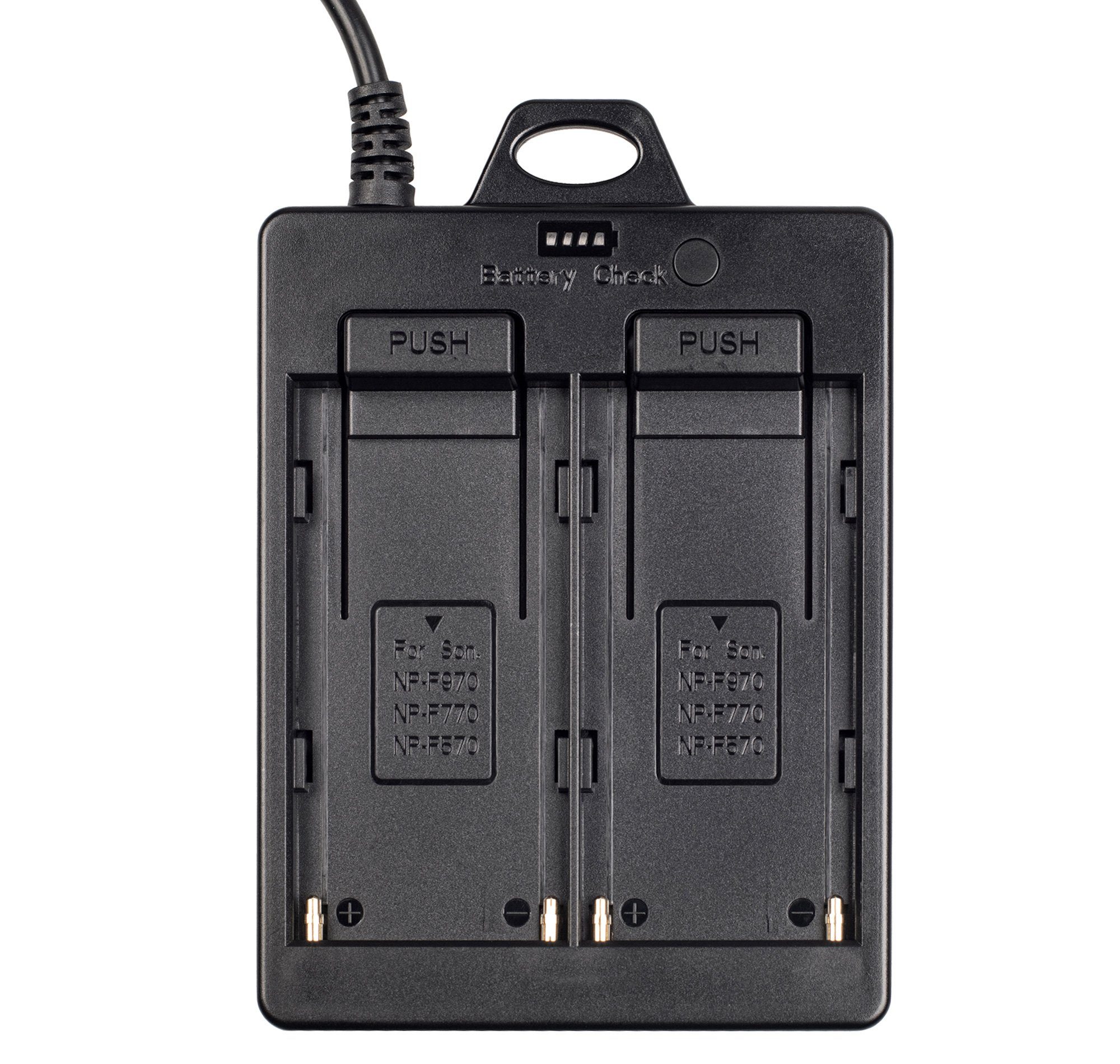 ayex Batterie-Adapterplatte mit Dual-Slot betrieb mit NP-F970 F750 F550 Kamera-Akku