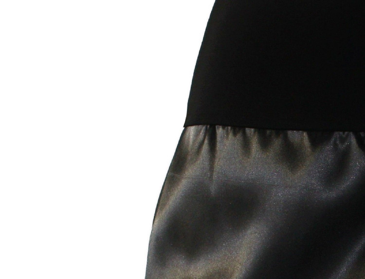 dunkle design A-Linien-Rock Satin Ballonrock 65cm günstig online kaufen