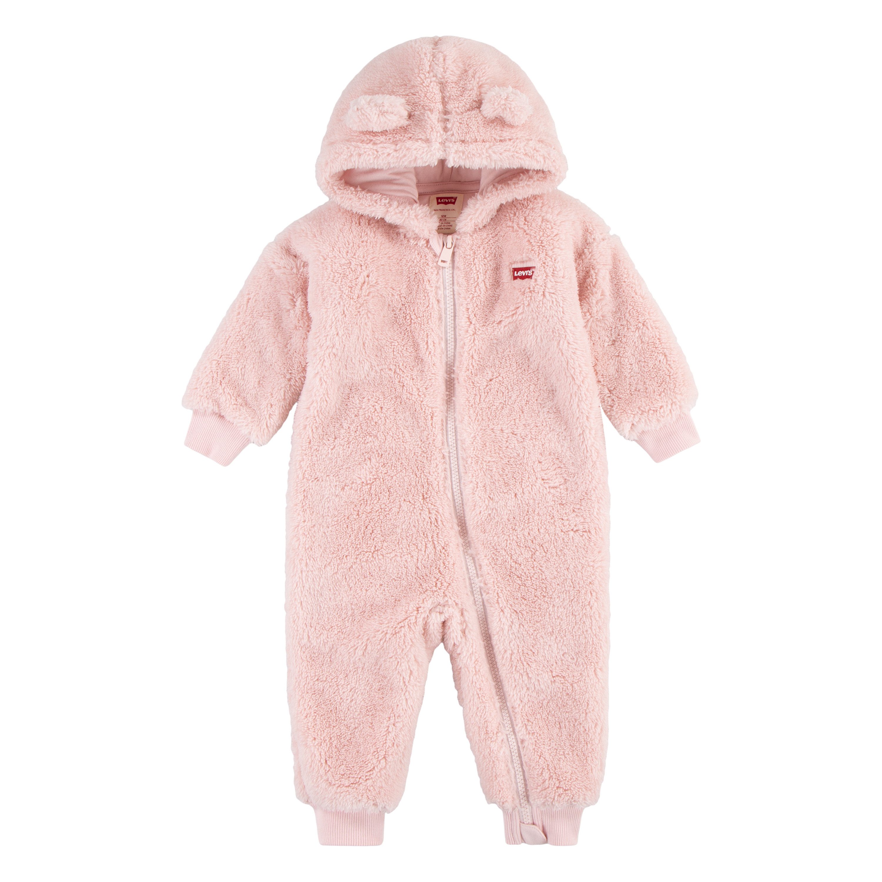Levi's® Kids Plüschoverall LVN BEAR SHERPA COVERALL mit Kapuze mit Öhrchen - for Girls