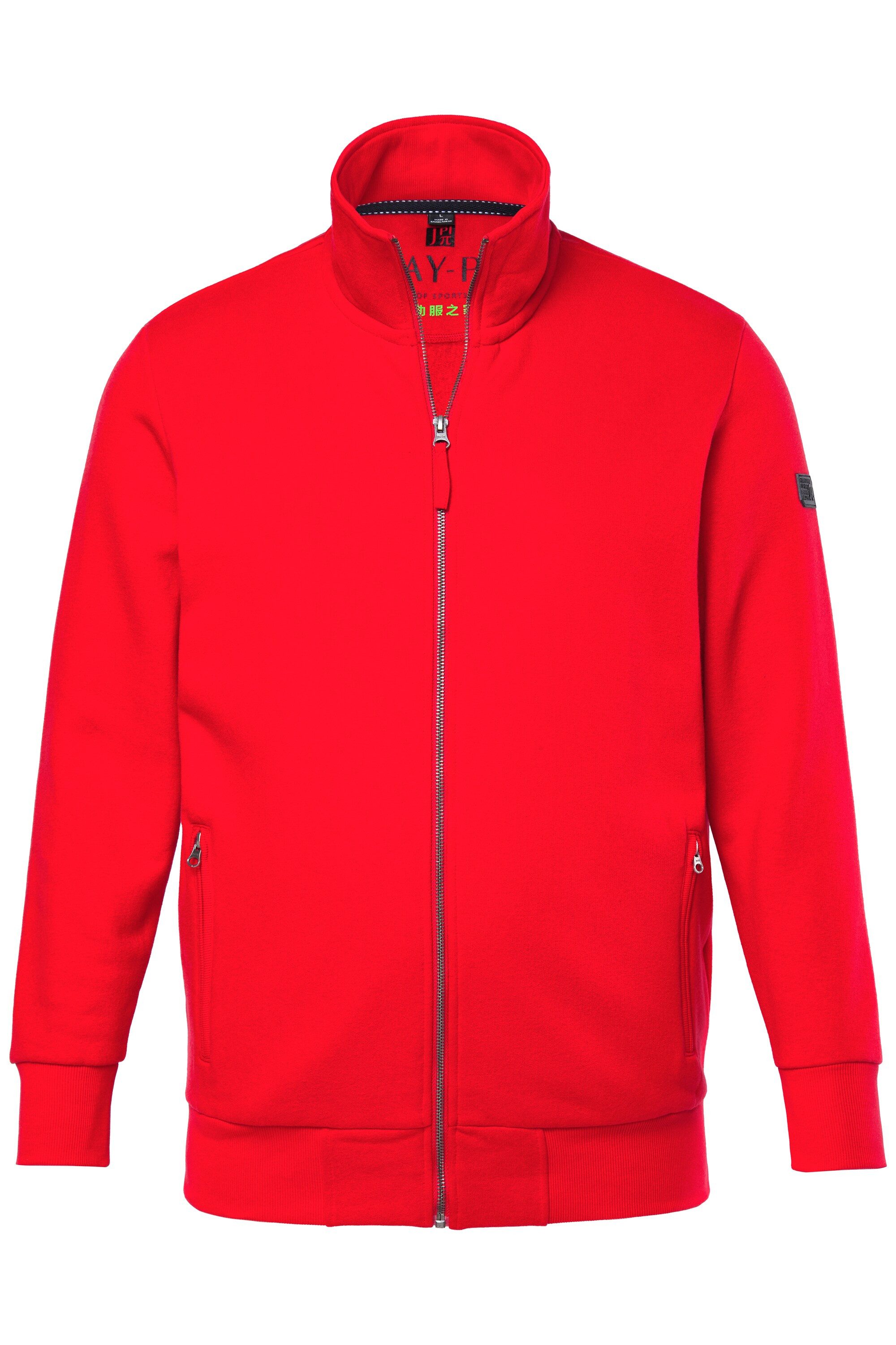 Fleecejacke Sweatjacke Fitness Stehkragen Zipper