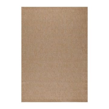 Outdoorteppich, Homtex, 80 x 150 cm, In & Outdoor Teppich Wetterfest Läufer Beige Balkon Teppich Wasserfest