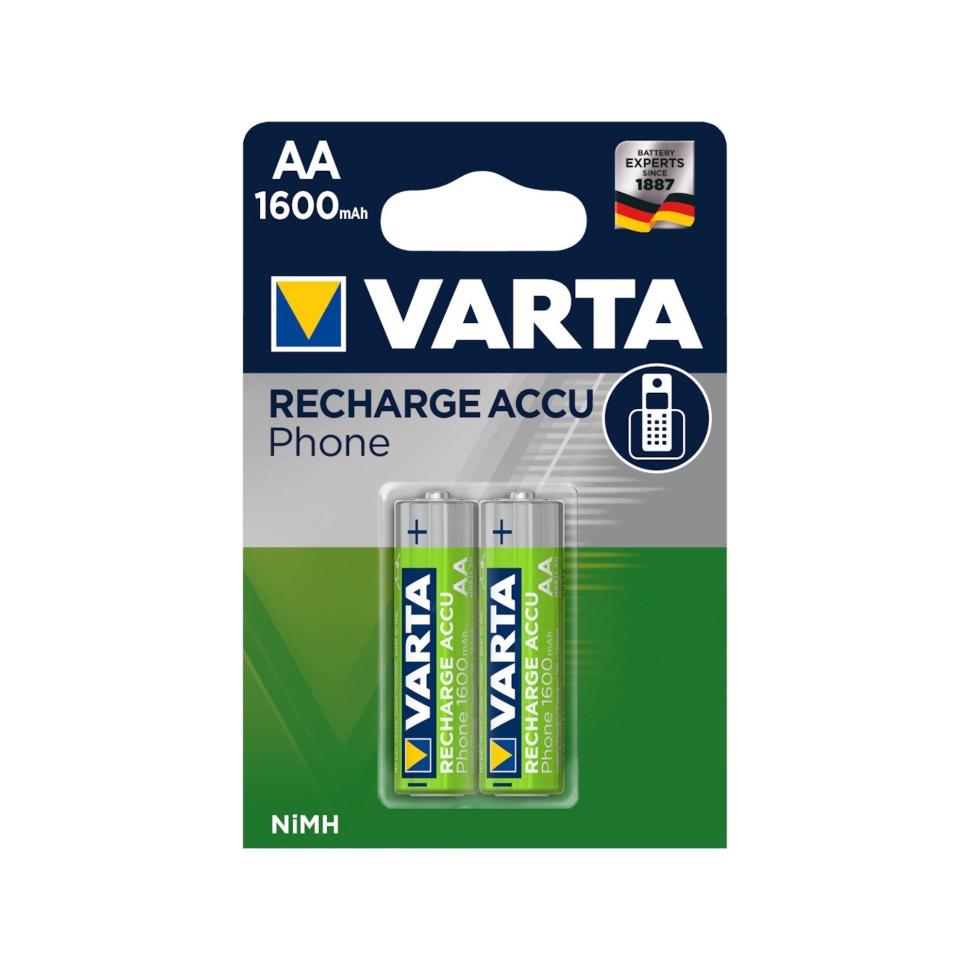 VARTA VARTA PhonePower Akku Recharg.T399, 2er Blister Akku