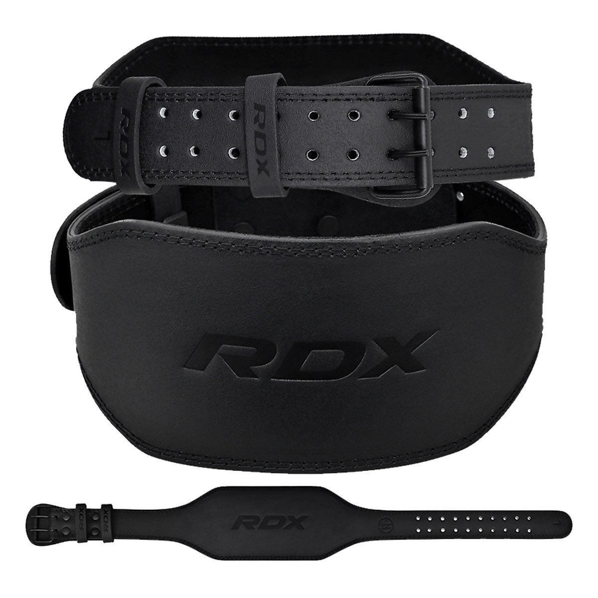 RDX Arbeitsstützgürtel 6-INCH LEDER GEWICHTHEBER FITNESS GYM BELT