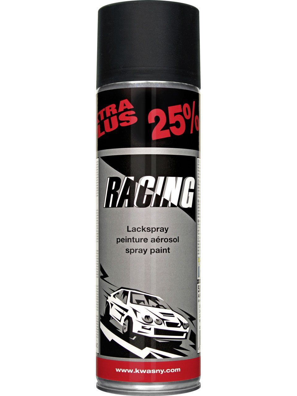 Auto-K Sprühlack Auto-K Racing Lackspray tiefschwarz matt