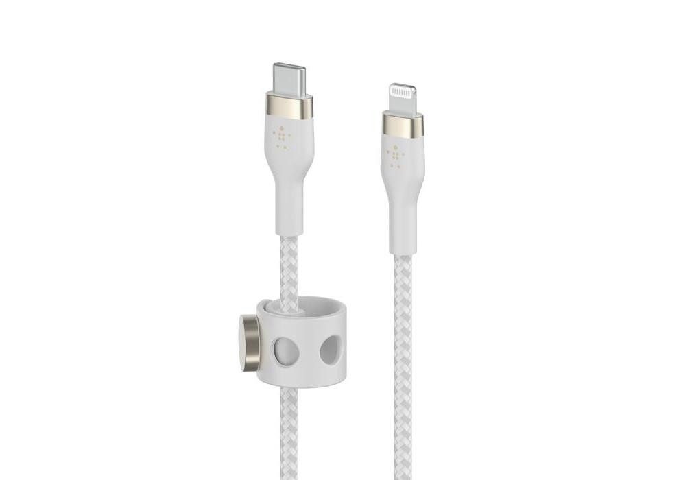Belkin CAA011bt1MWH BoostCharge Pro FlexUSB-A-Kabel mit Headset