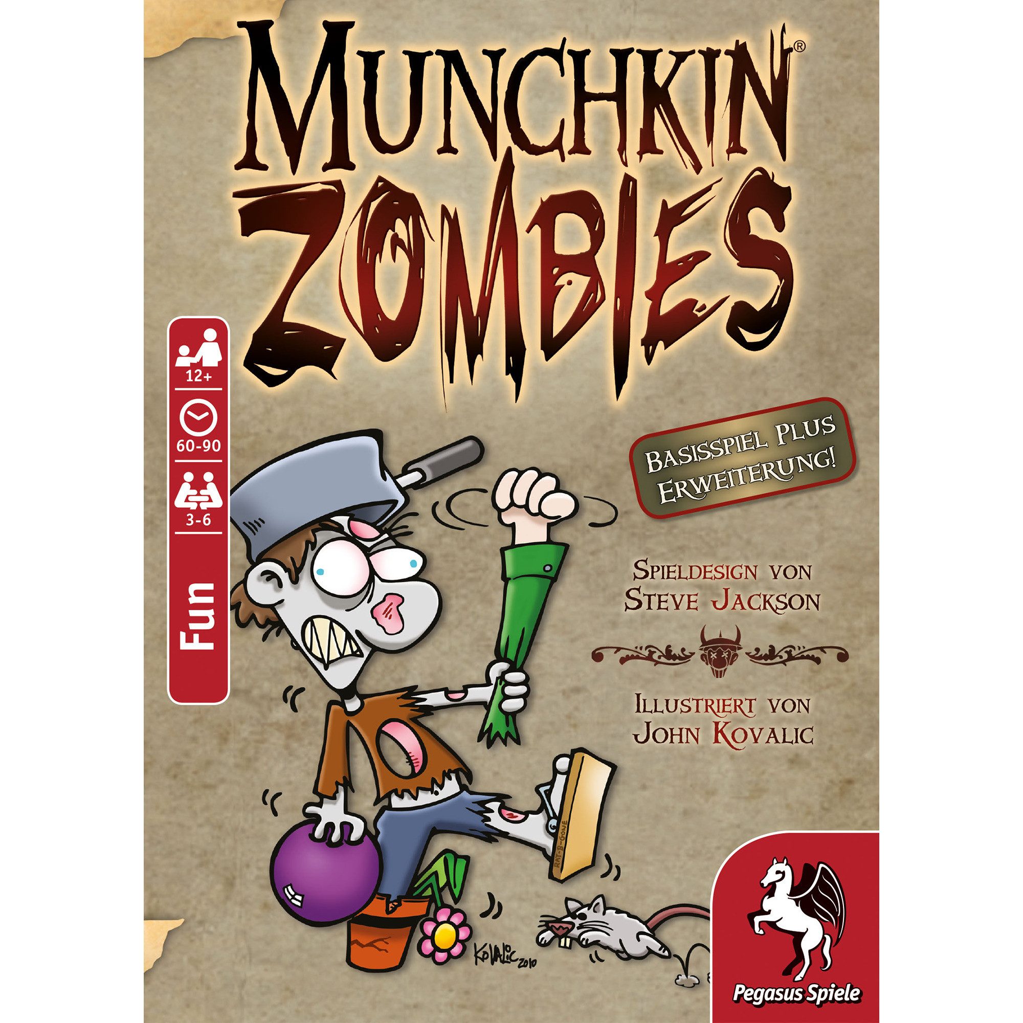 Pegasus Spiel Pegasus Munchkin Zombies 1+2, Kartenspiel