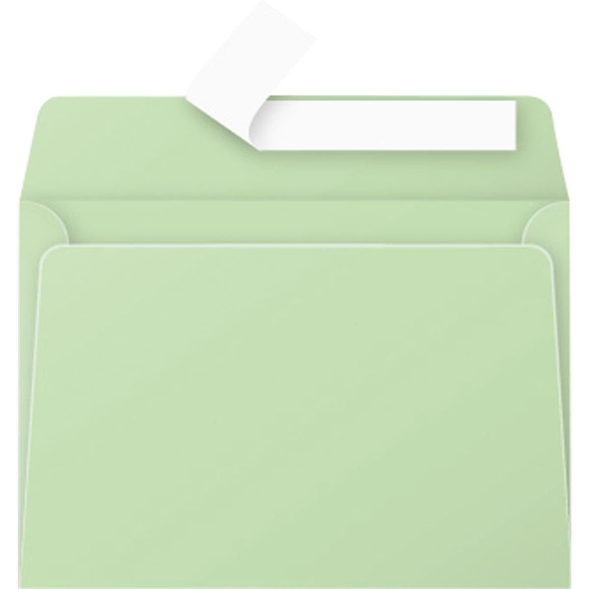 CLAIREFONTAINE Briefumschlag Clairefontaine Briefumschlag Pollen 5476C C6 grün 20 St./Pack.