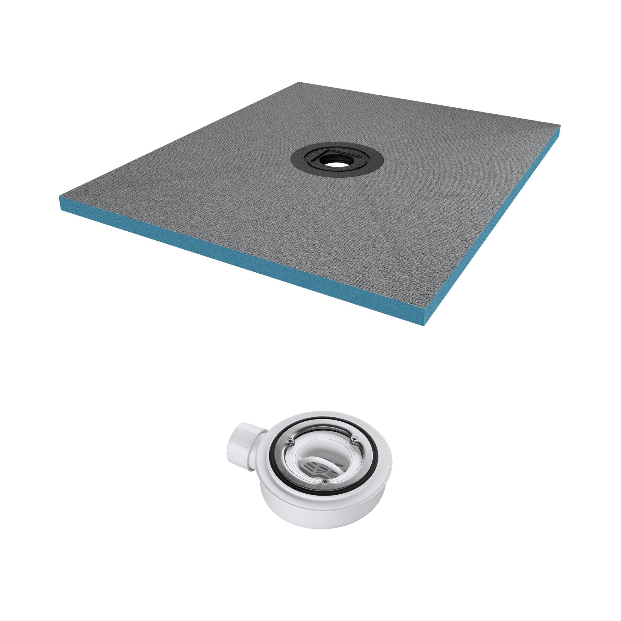 doporro Duschwanne Duschelement Befliesbar mit Gefälle Duschboard Zuschneidbar XPS NEU
