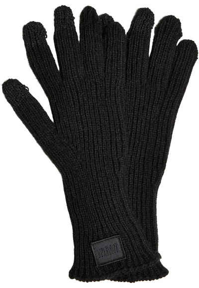 URBAN CLASSICS Baumwollhandschuhe Urban Classics Unisex Knitted Wool Mix Smart Gloves