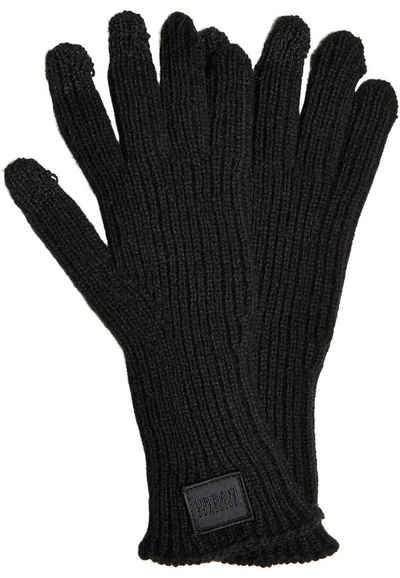 URBAN CLASSICS Baumwollhandschuhe Unisex Knitted Wool Mix Smart Gloves