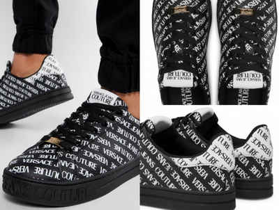 Versace VERSACE JEANS COUTURE Multi Logo Trainers Low-Top Sneakers Schuhe Sho Sneaker