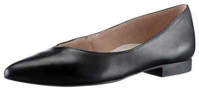 Paul Green Ballerina Flats, Kitten Heel, Festliche Schuhe mit feiner Gummisohle