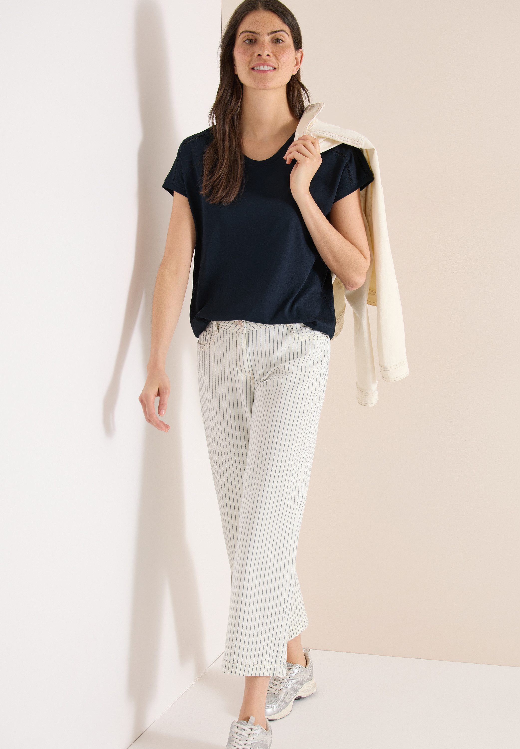 CECIL T-Shirt mit elastischem Bund