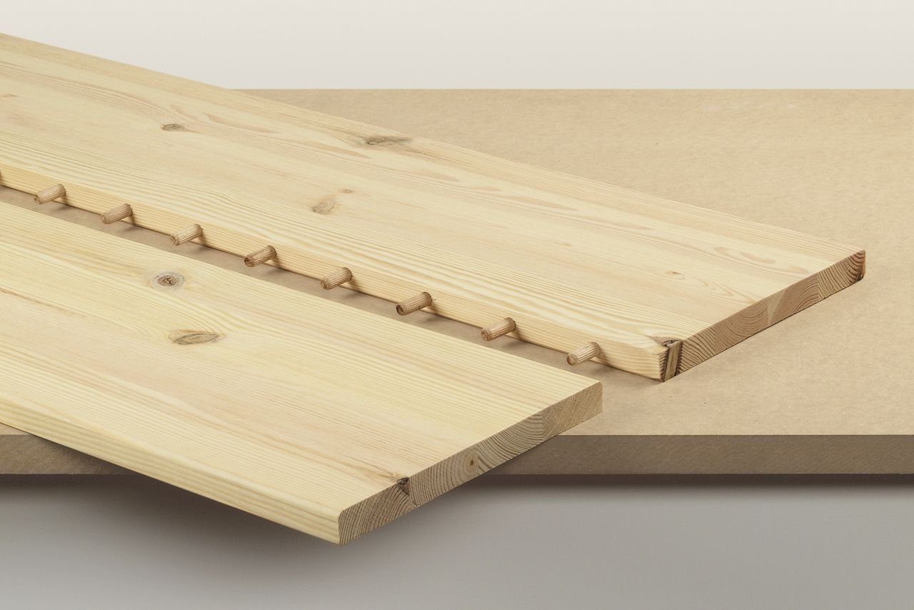 Wolfcraft Schrauben- und Dübel-Set Wolfcraft Langholzdübel 8,0 x 40 mm