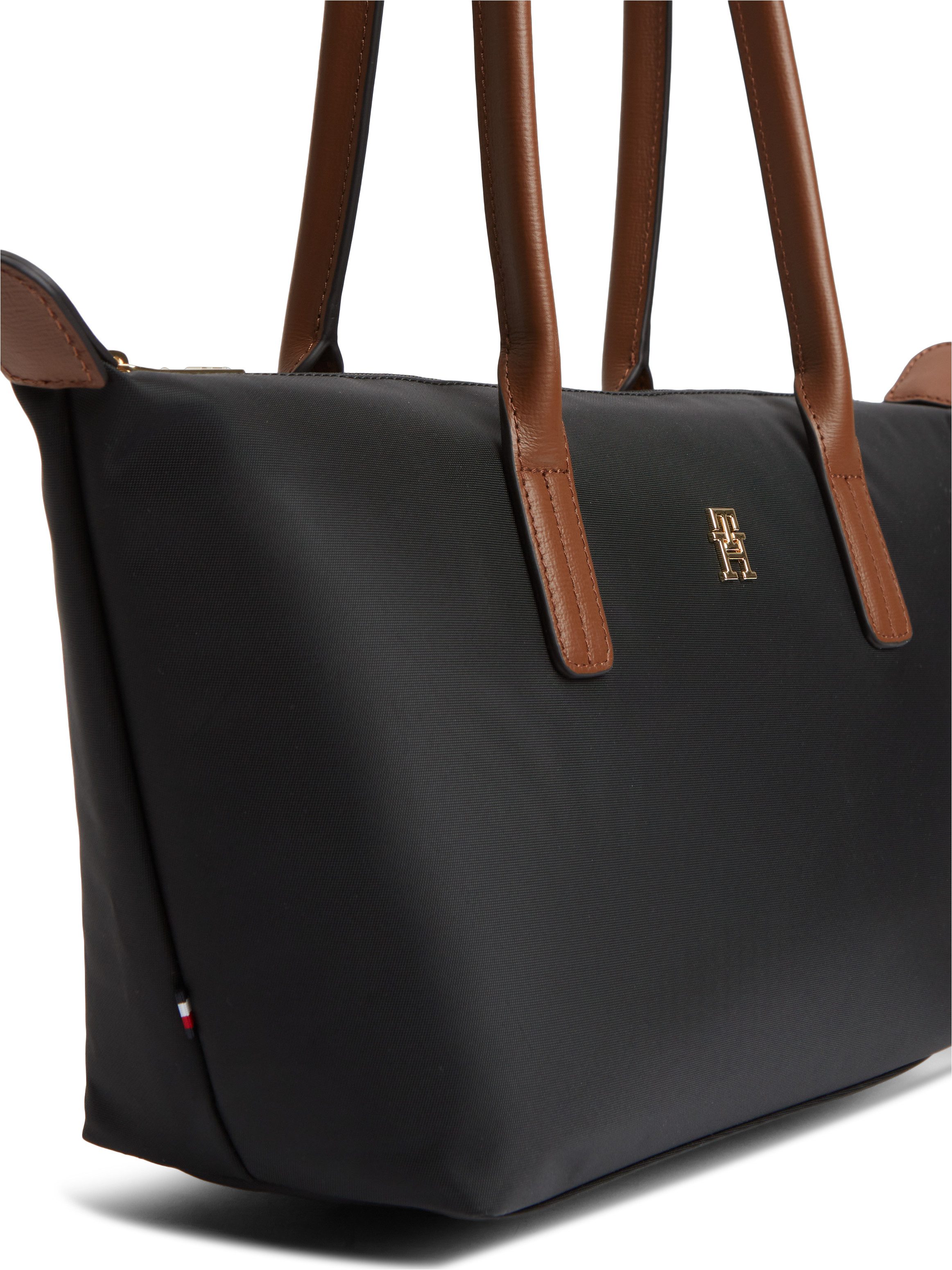 Tommy Hilfiger Tragetasche POPETTE EAST WEST TOTE, Damen Handtasche, Schultertasche mit TH-Logoelement – Bild 4 von 5