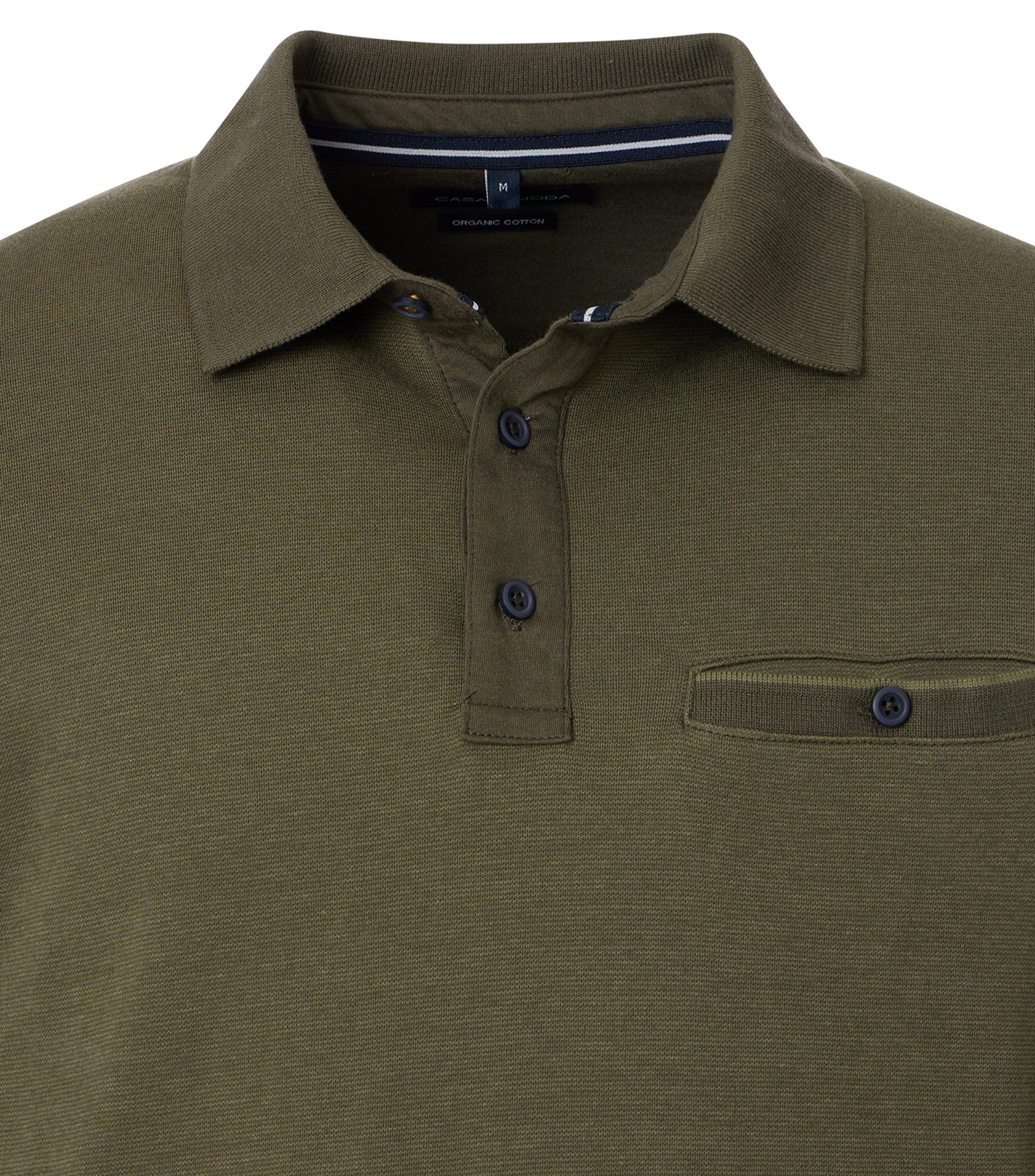 CASAMODA Langarm-Poloshirt CASAMODA Polo-Shirt Langarm gestreift
