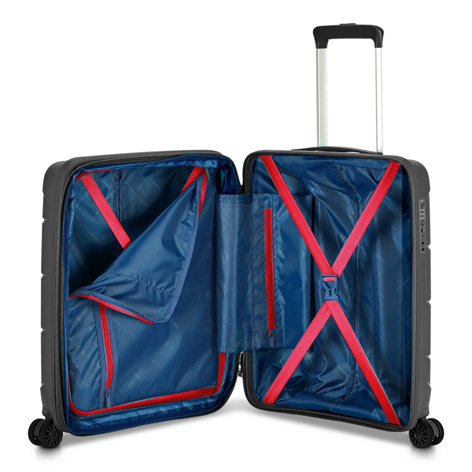 MODO by Roncato Trolleyset Starlight 3.0, 4 Rollen, (3-teilig, 3 tlg), Polypropylen