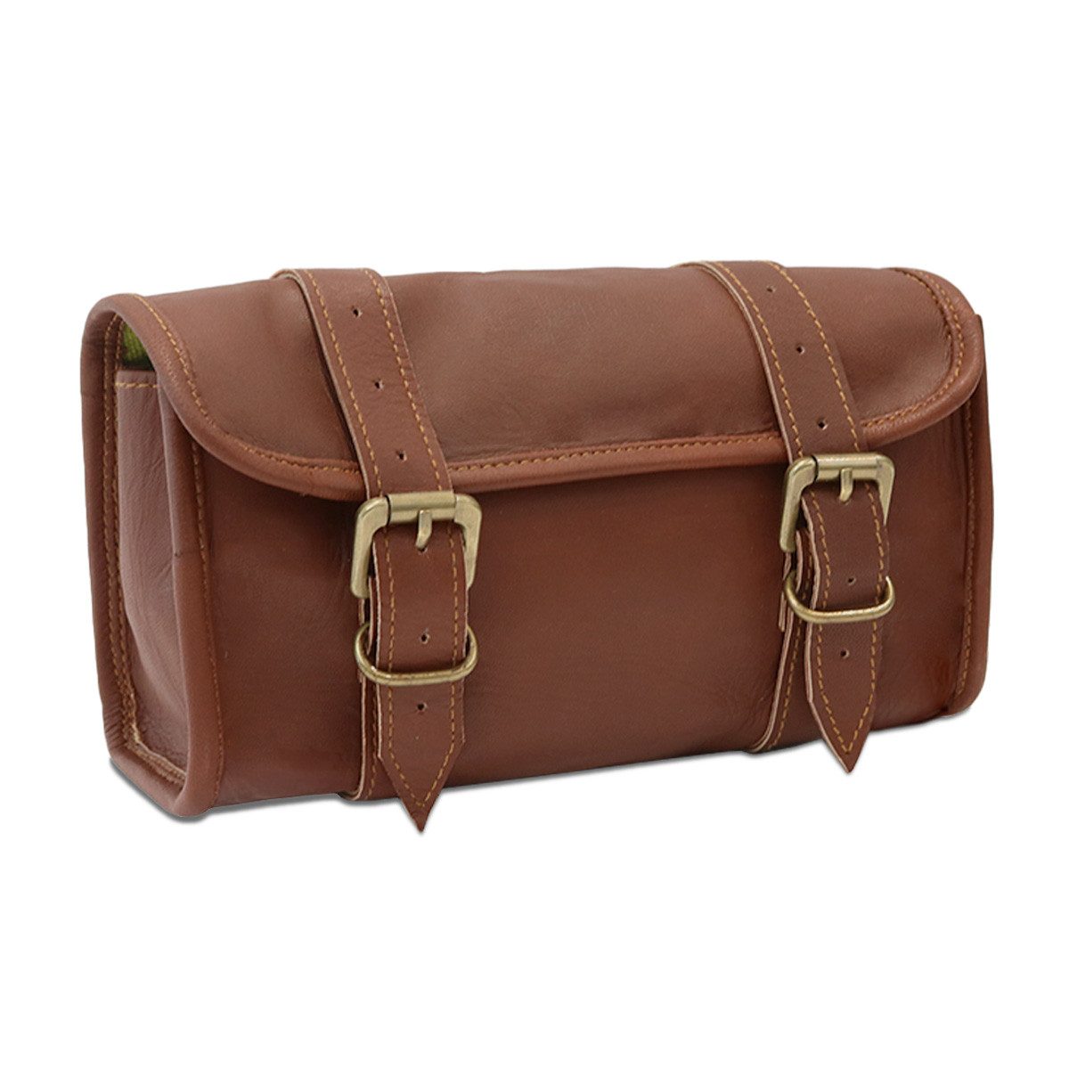 Craftride Werkzeugtasche Werkzeugrolle Leder für Chopper / Custombike R LR2 braun CB56119