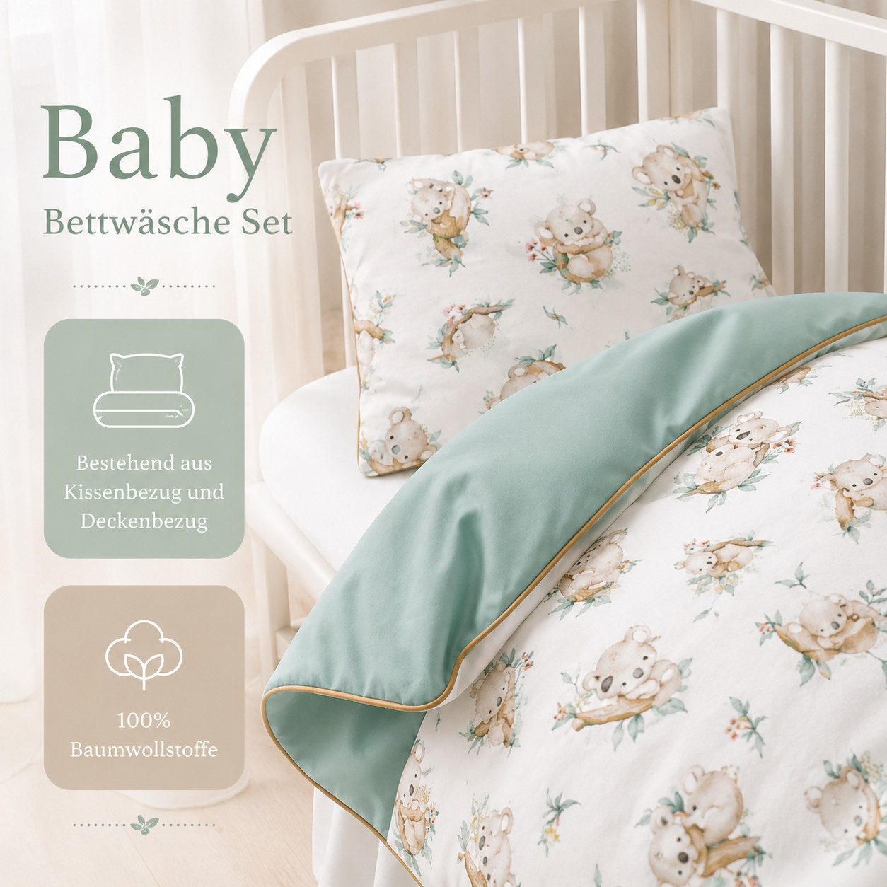 Baby Fancyroom Bettnestchen Samt Bettumrandung Nestchen Volant Kantenschutz Babybett Gitterbett, (weicher Samtstoff, hochwertig, Bettwäsche oder Bettumrandung), Premium Samt