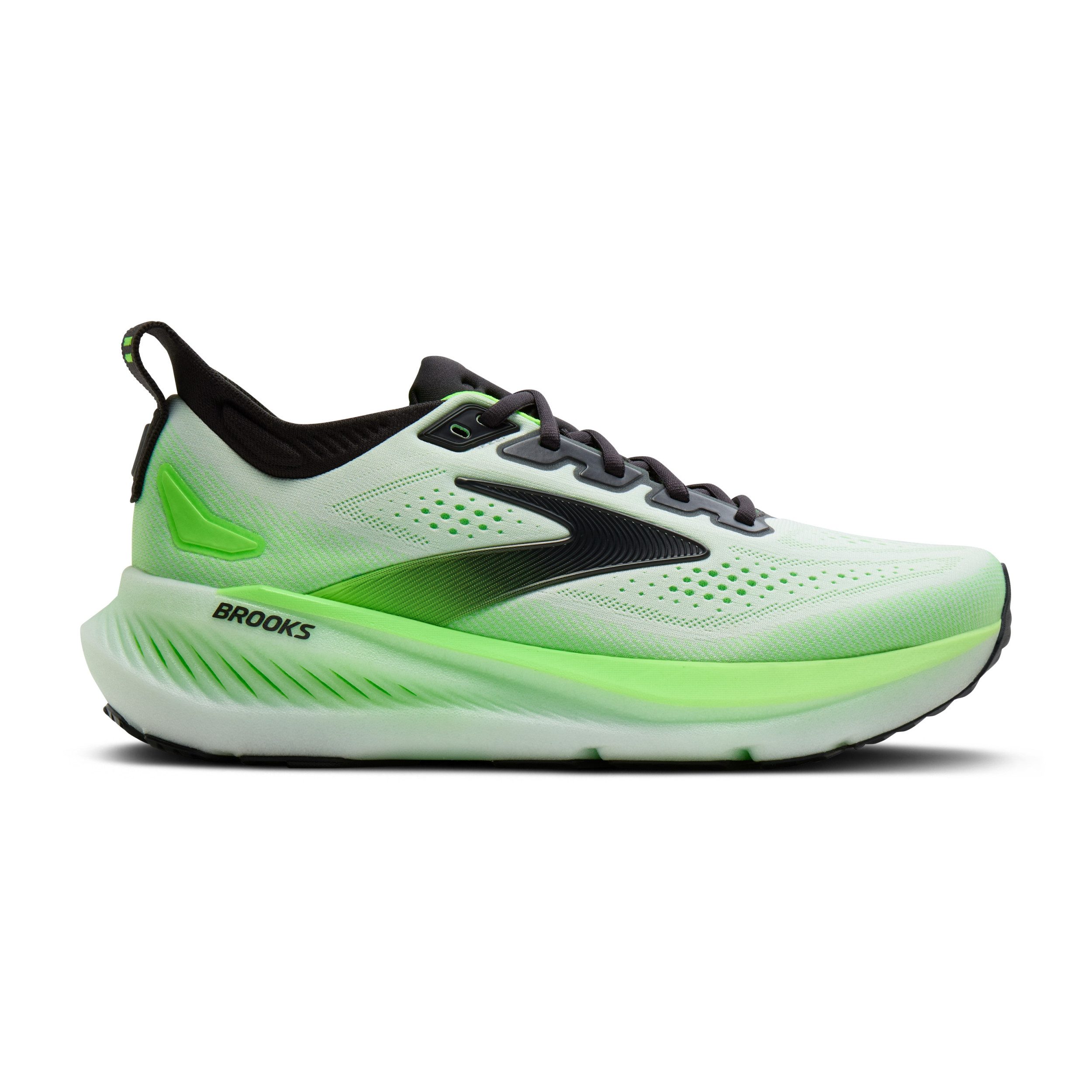 Brooks Glycerin 23 WHITE/PHANTOM/GREEN GECKO Laufschuh