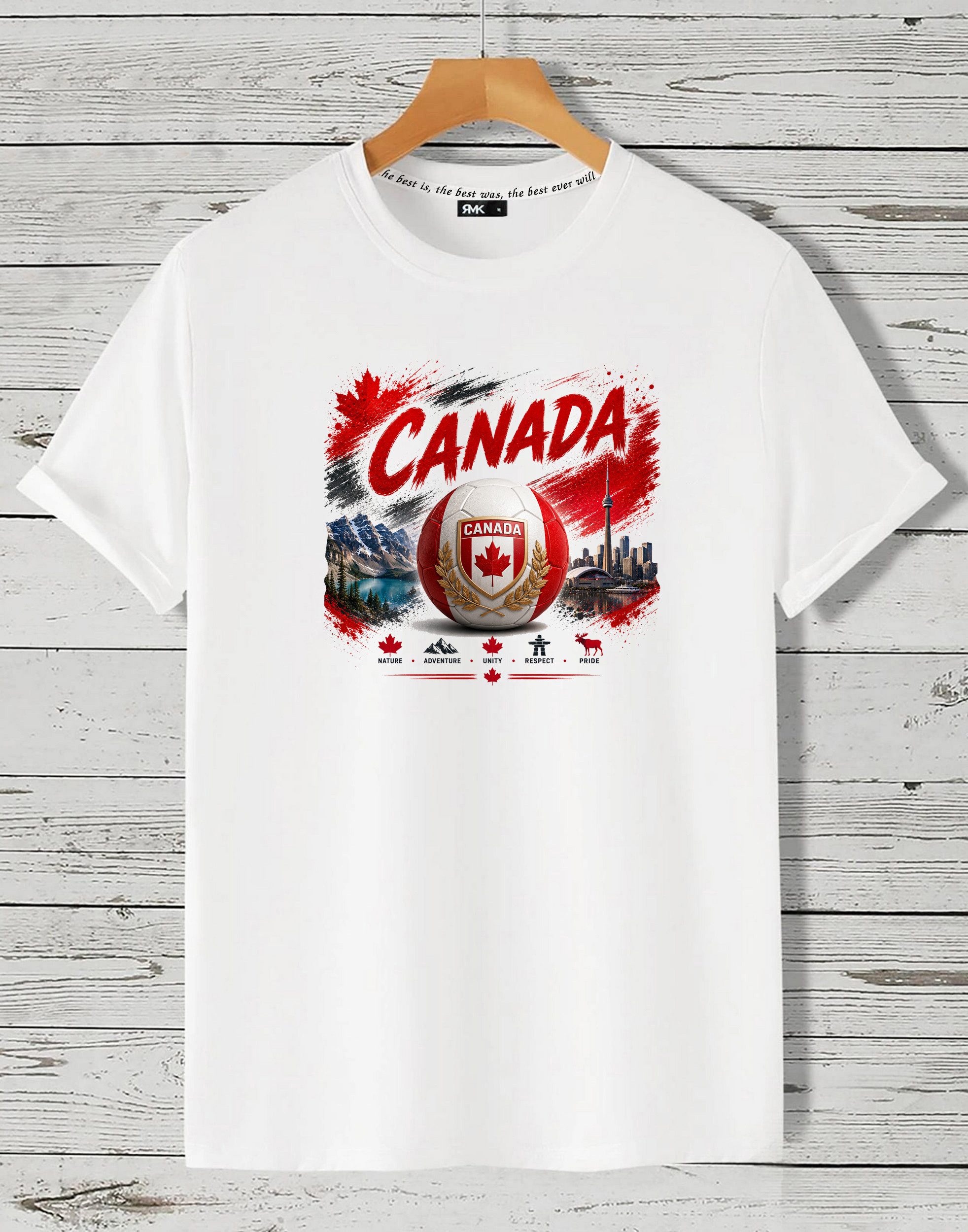 T-Shirt Herren Shirt Fußball WM Algerie