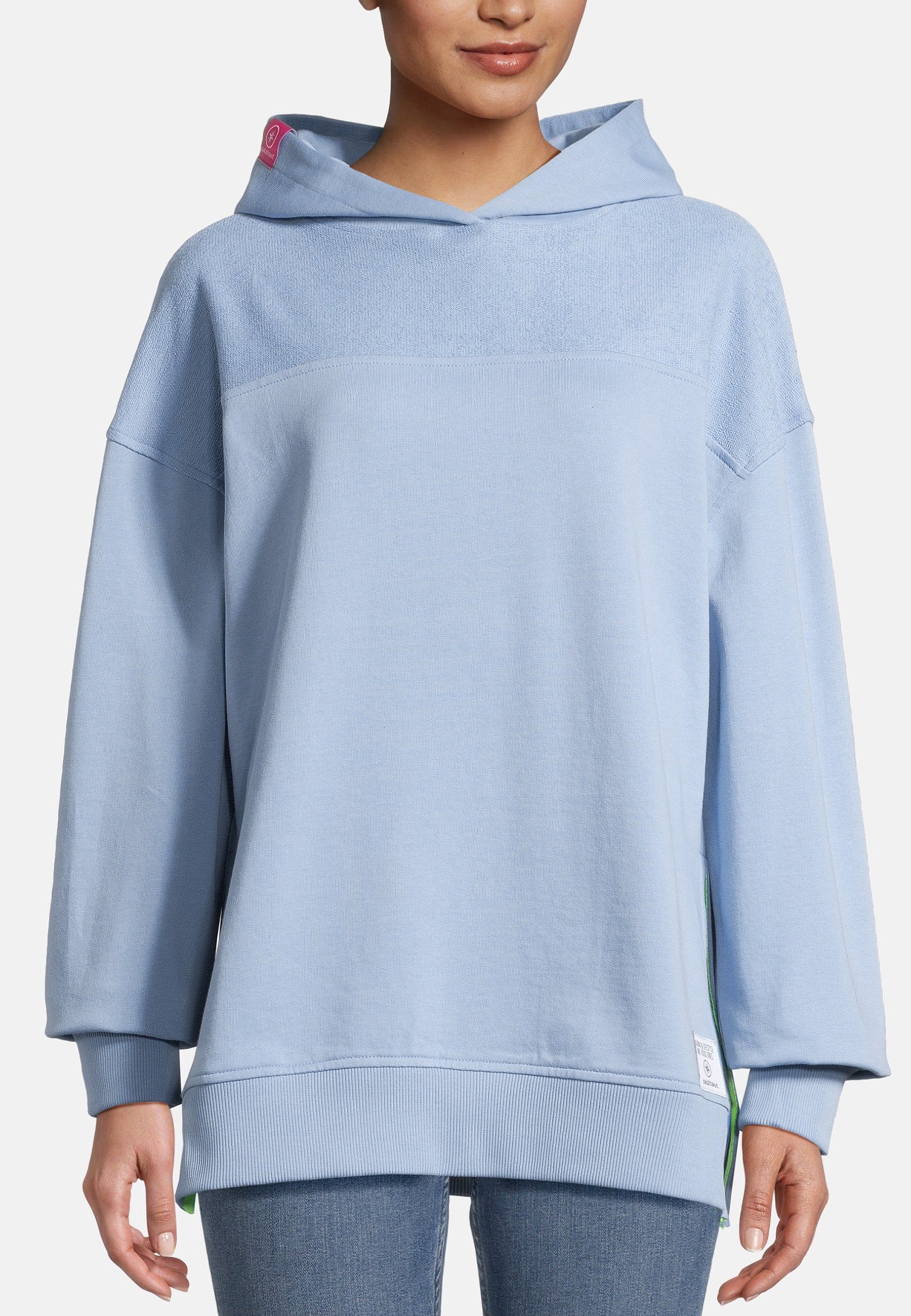 salzhaut Hoodie LEESGOOD Damen Oversized salzhaut Kapuzenpullover – bequemer Fit und nordisch klares Design