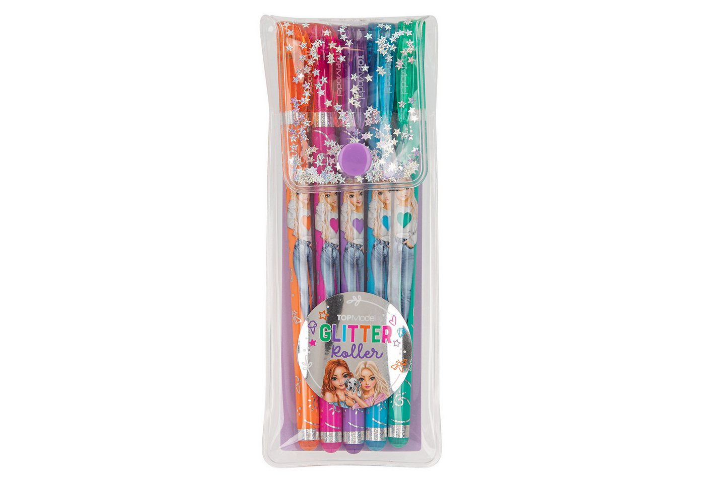 Thumbnail - Depesche Gelroller DEPESCHE TOPModel Glitter Gelroller 5 Stück