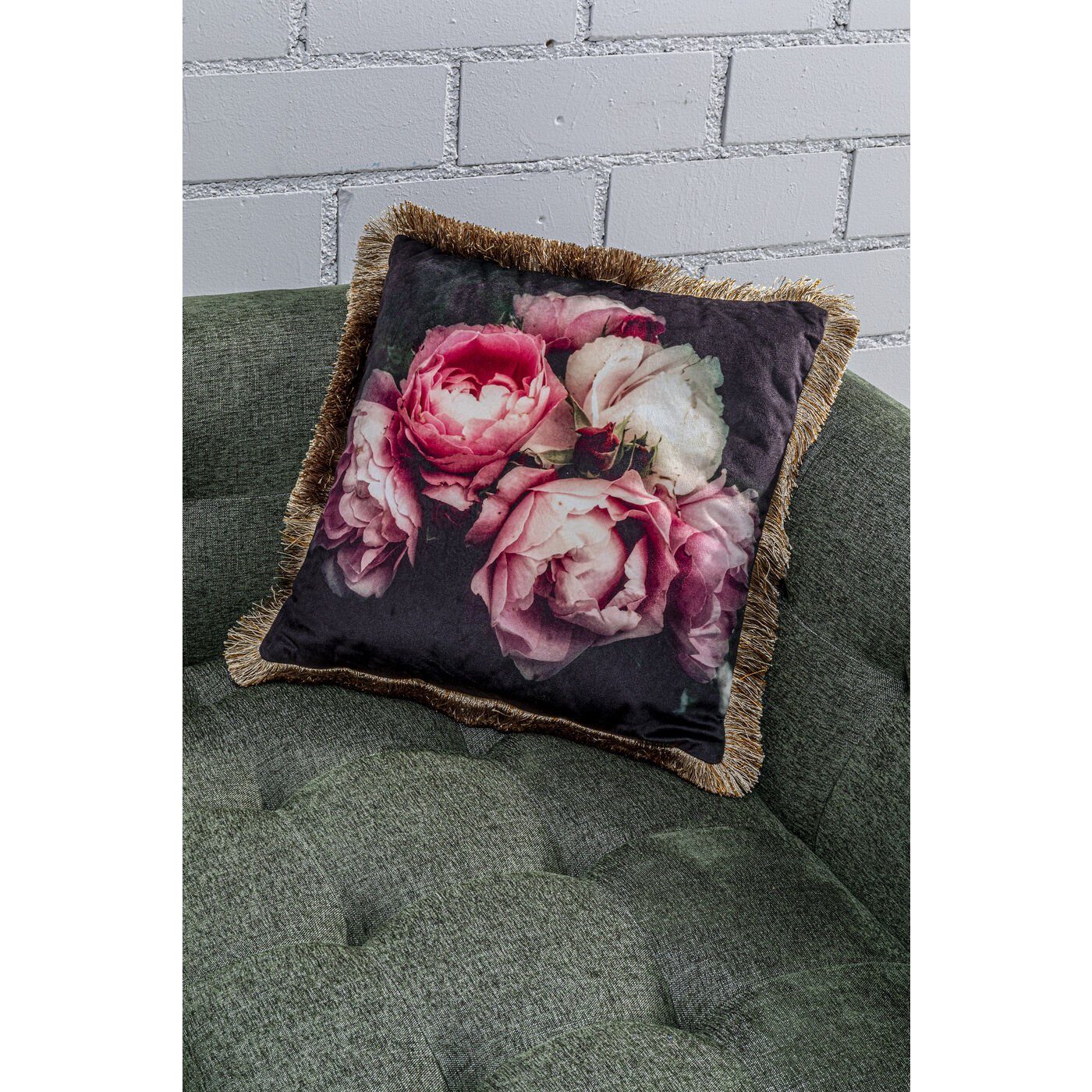 Kare Design Dekokissen Blush Roses, Kissenhülle günstig online kaufen