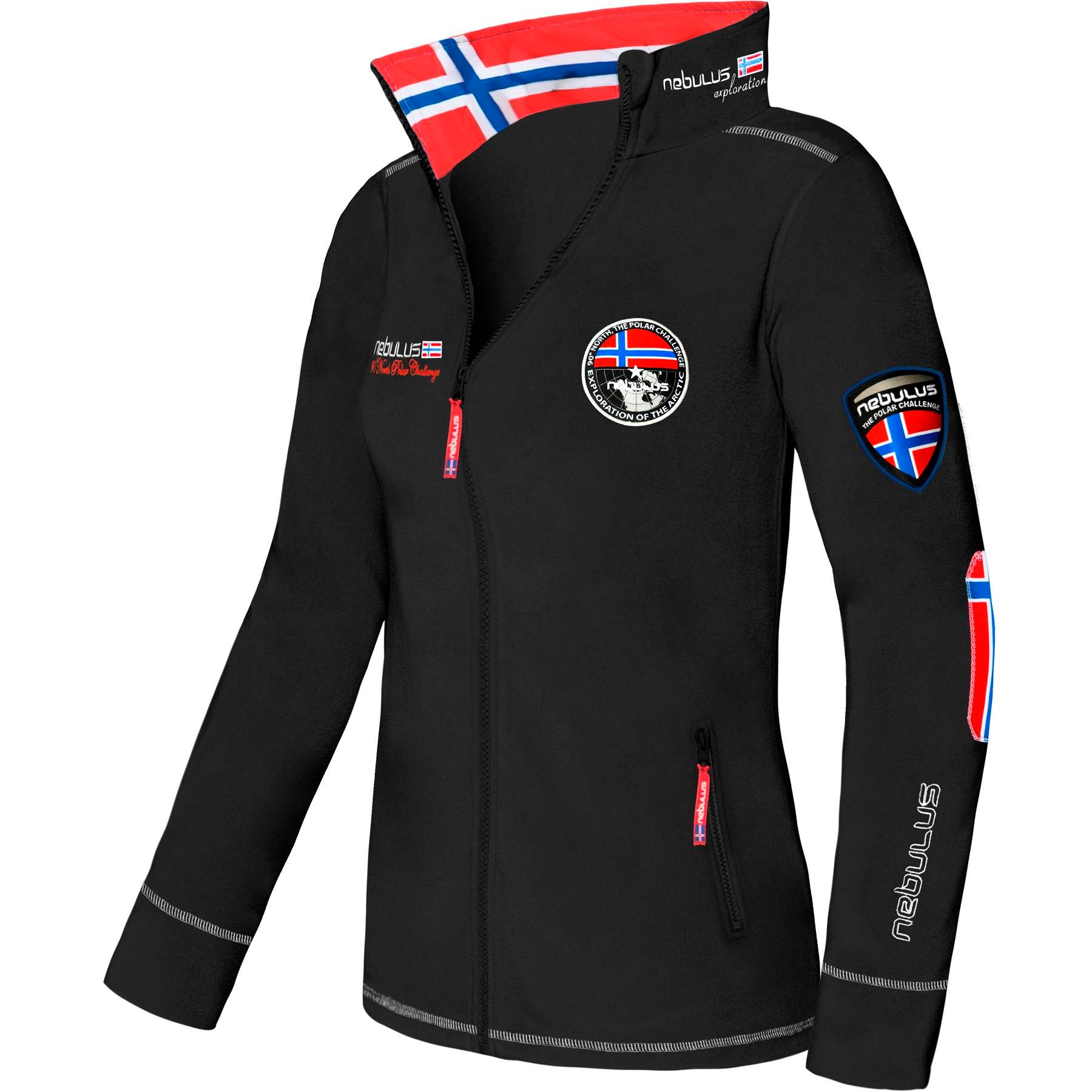 Fleecejacke EXPLORE, Q905 - Damen, schwarz, M/38