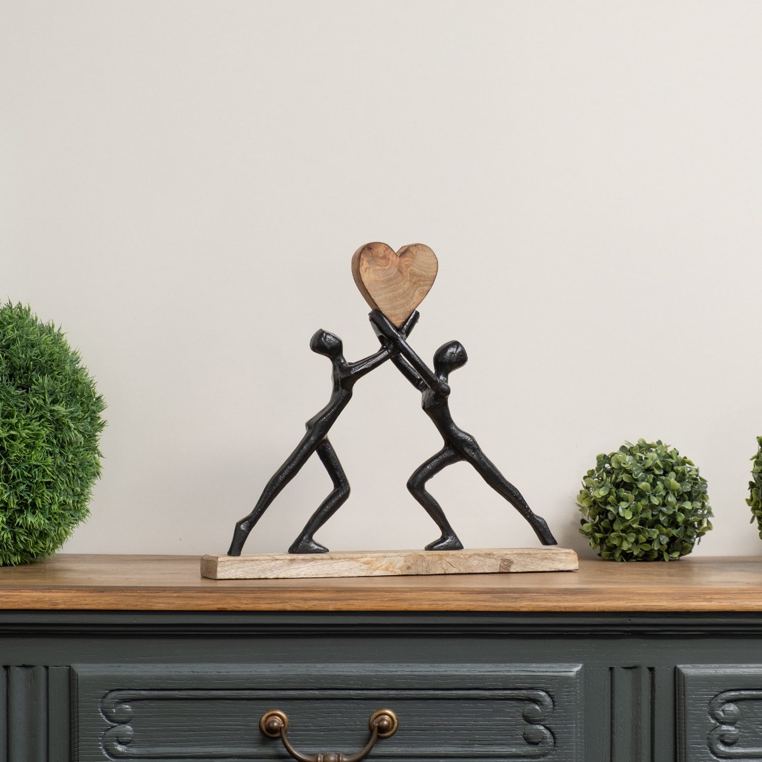 Moritz Skulptur Dekofigur Figuren mit Herz günstig online kaufen