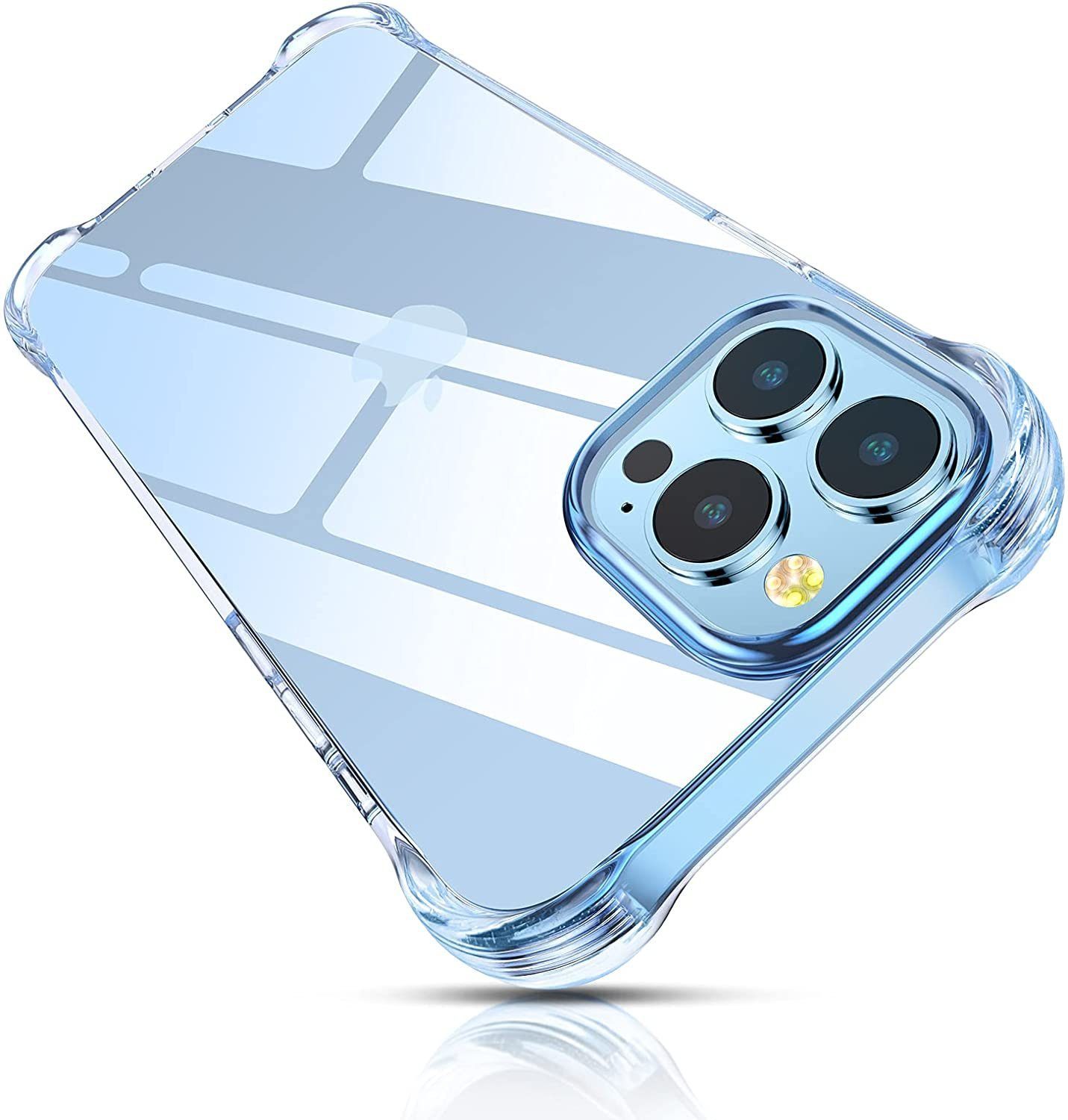 Widmann-Shop Handyhülle Hülle für Apple iPhone 15 Pro Max 15 Plus 15 Pro Case Eckschutz, Wireless Charging kompatibel