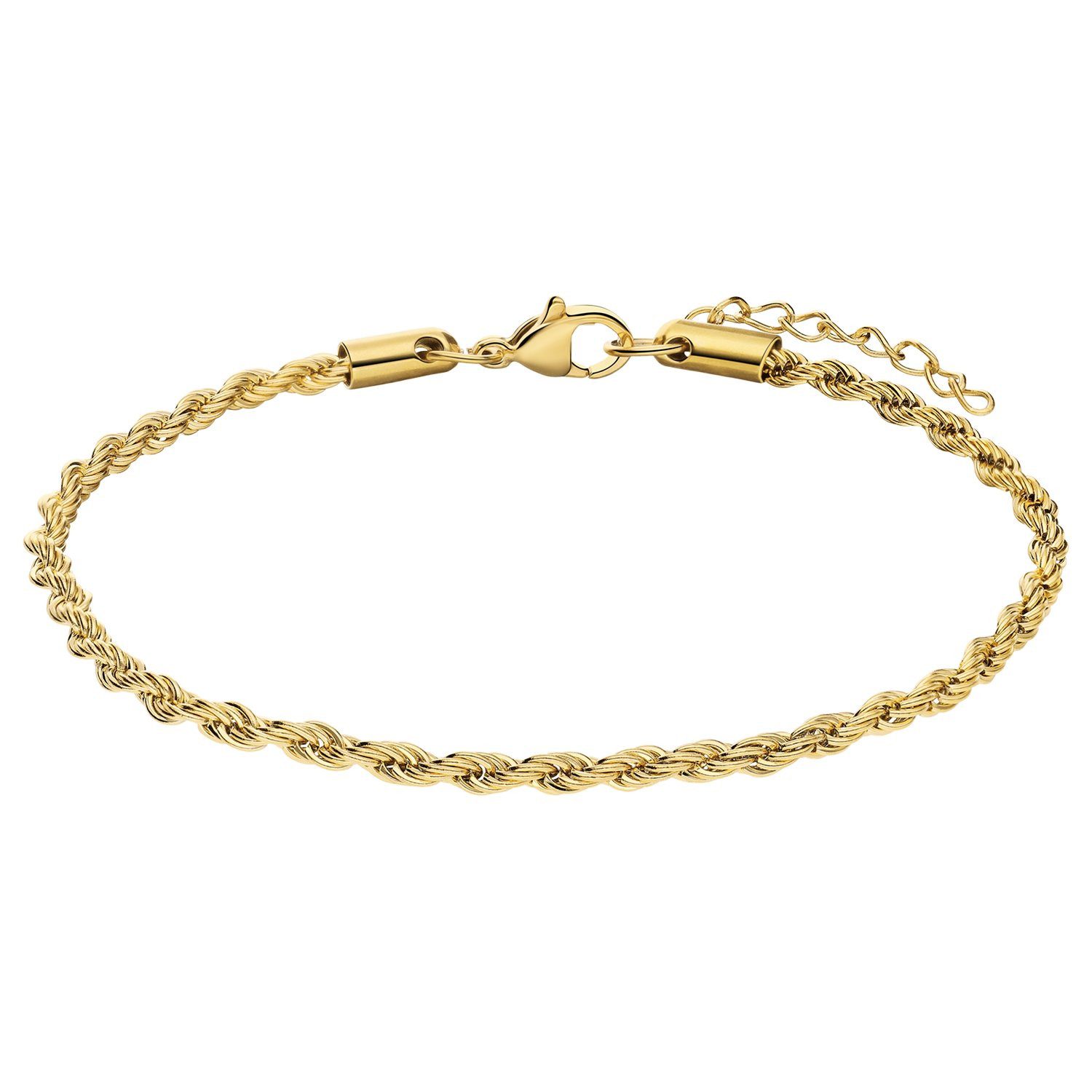 LUCARDI Gliederarmband Armband - Stahl - Gold - Unisex