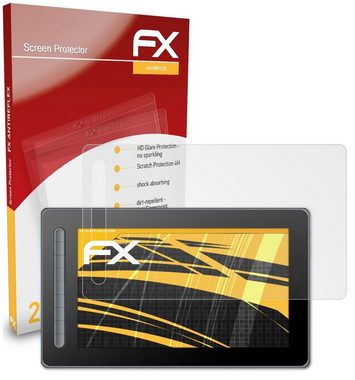 atFoliX Schutzfolie für XP-PEN Artist 13 2. Generation, (2 Folien), Entspiegelnd und stoßdämpfend