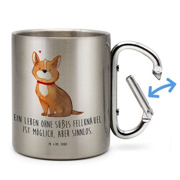 Mr. & Mrs. Panda Tasse Hund Glück - Transparent - Geschenk, Outdoor, Hunderasse, Hundebesitz, Edelstahl, Einzigartiges Design